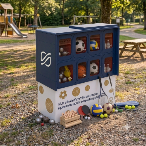 Station Odyssée Loisirs — équipements outdoor en libre-service